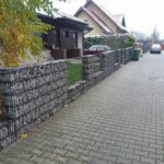 Nowoczesne ogrodzenia gabionowe z kamieniem ozdobnym Śląsk
